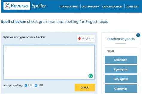 online grammar check reverso